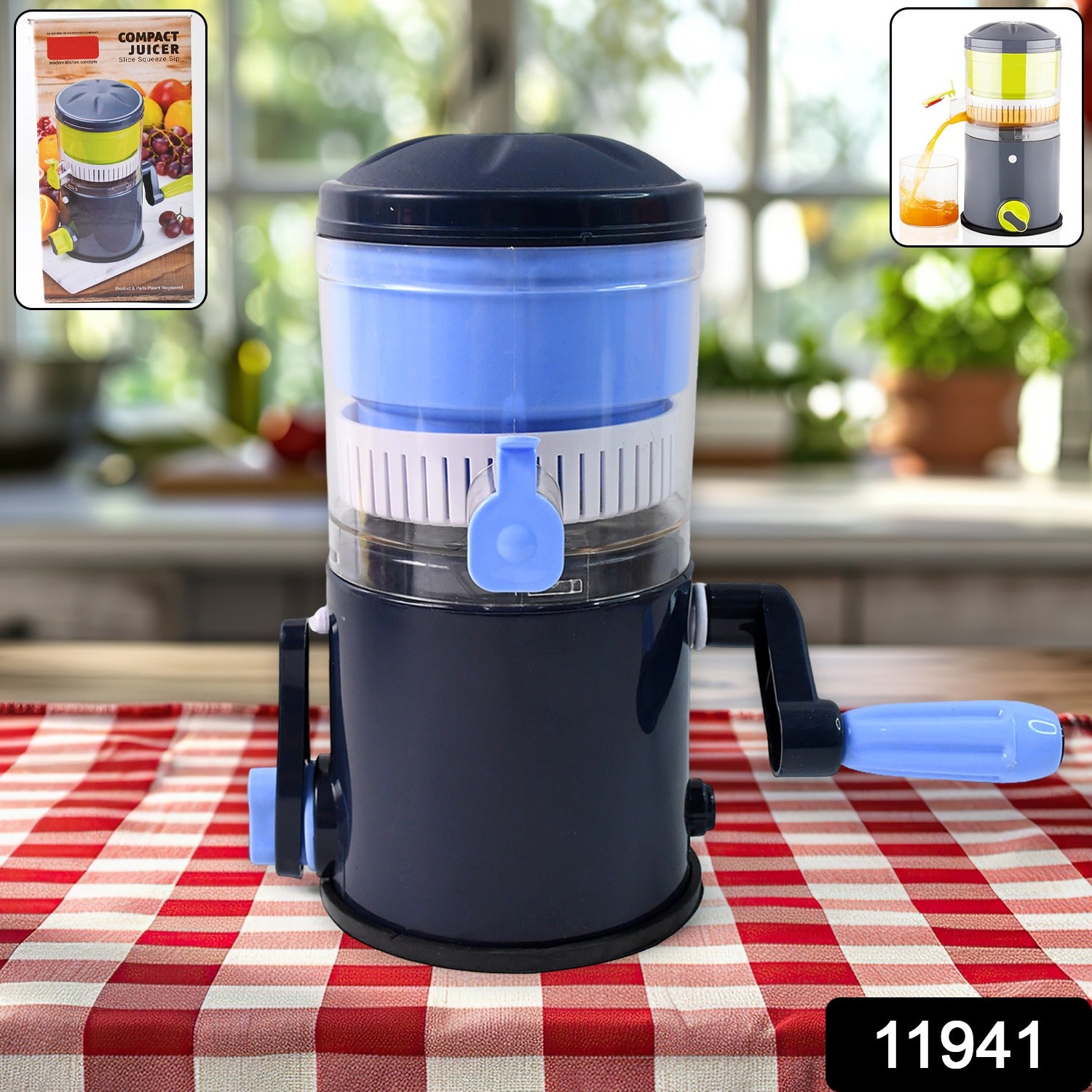 Ritu Hand Operated Compact Manual Juicer (Multicolor  1 Pc) Ritu Hand Operated Compact Manual Juicer (Multicolor  1 Pc)